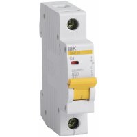 Автоматический выключатель IEK ВА47-29 1п, C, 4А, 4.5кА