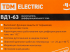 УЗО Tdm Electric ВД1-63 2P 63 A 300 мА 4.5 кА AC SQ0203-0018