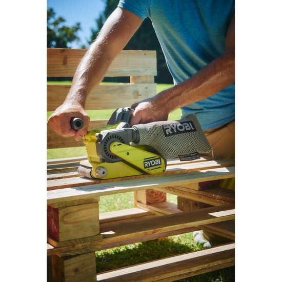 Ленточная шлифмашина Ryobi ONE+ R18BS-0