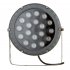 Светильник светодиодный садово-парковый Feron металлик 230 мм RGB 18 Вт IP65 (32145)