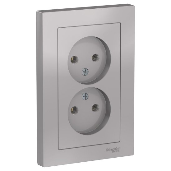 Двухместная розетка Systeme Electric ATLAS DESIGN