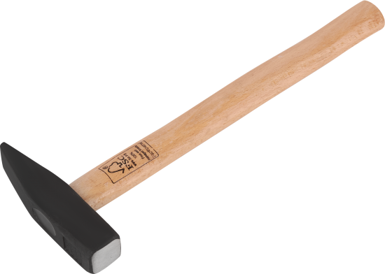 Молоток слесарный Vertextools 10-60-500 деревянная рукоятка 500 г