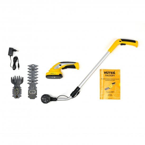 Ножницы аккумуляторные Huter GET-8LS 3.6 В 1x1.5 Ач АКБ и ЗУ входит в комплект