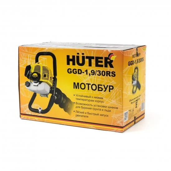 Мотобур Huter GGD- 1.9/30RS 2.72 л.с