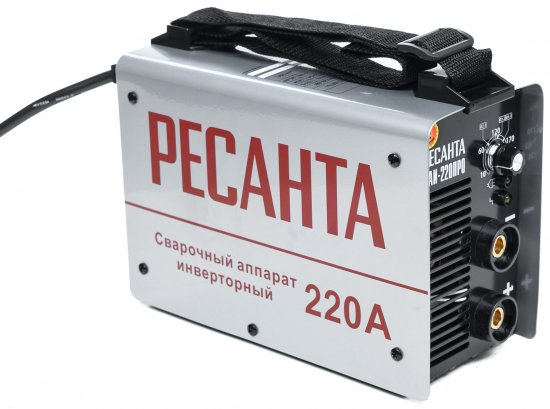 Сварочный аппарат инверторный Ресанта САИ-220ПРО, 220 А, до 6 мм