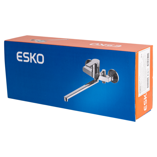 Смеситель для ванны Esko Porto 31 однорычажный универсальный с лейкой и шлангом цвет хром