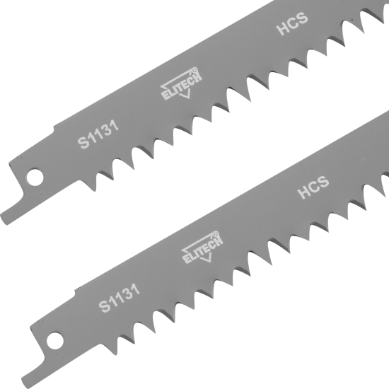Полотно для сабельной пилы по дереву Elitech 1820.087200 210 мм, 2 шт.