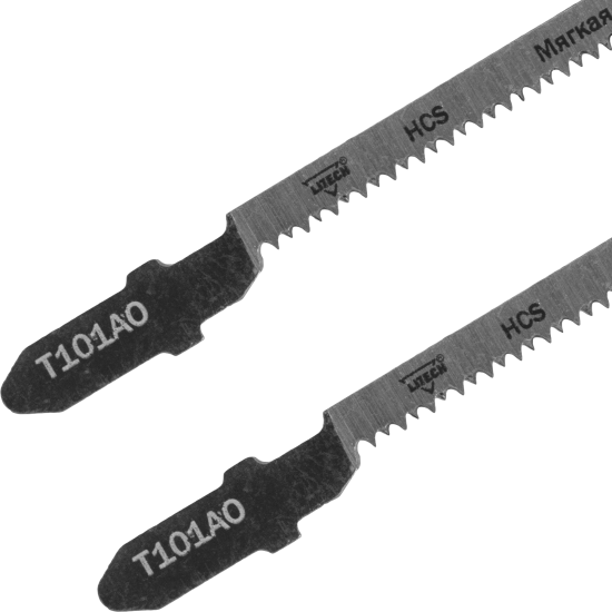 Пилка для лобзика по дереву Elitech T101AO 50 мм 2 шт.