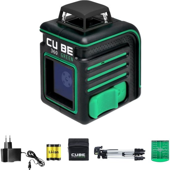 Построитель лазерных плоскостей ADA Cube 360 Green Professional Edition