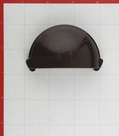 Заглушка желоба Docke Lux пластиковая d140 мм шоколад RAL 8019