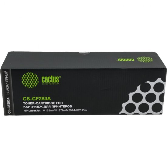 Лазерный картридж для hp lj pro m125nw/m127fw Cactus cf283a