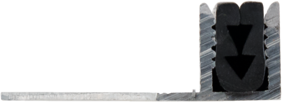 Крепеж алюминиевый 8-12x900 мм, цвет серебристый