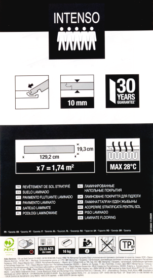 Ламинат Artens «Дуб Улисс» 33 класс с фаской толщина 10 мм 1.74 м²