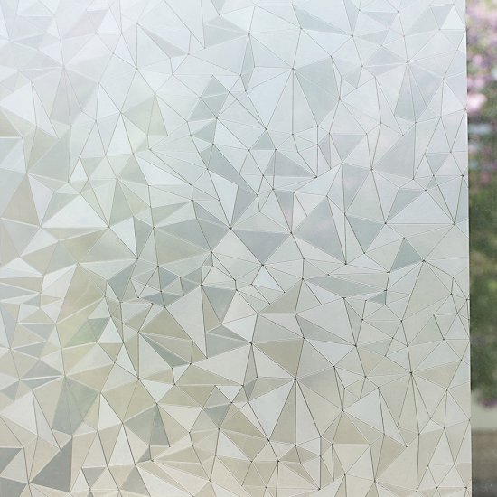 Пленка статическая декоративная для окон кристалл прозрачная 0,45х1,5 м Deluxe