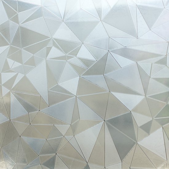 Пленка статическая декоративная для окон кристалл прозрачная 0,45х1,5 м Deluxe