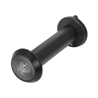 Глазок дверной Fuaro DVZ4 16x70-100 мм стекло цвет чёрный