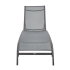 Шезлонг Naterial Lyra II 207x63x95 см алюминий/текстилен серый