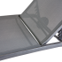 Шезлонг Naterial Lyra II 207x63x95 см алюминий/текстилен серый