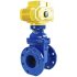 Клиновая задвижка DN.ru 30ч939р -100-16-GGG50-EPDM-F4-BLUE