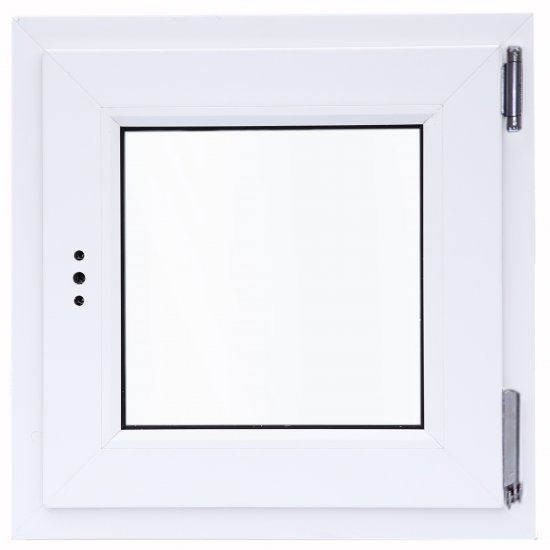 Окно пластиковое ПВХ VEKA одностворчатое 570x600 мм (ВxШ) правое поворотно-откидное однокамерный стеклопакет белый/темный дуб