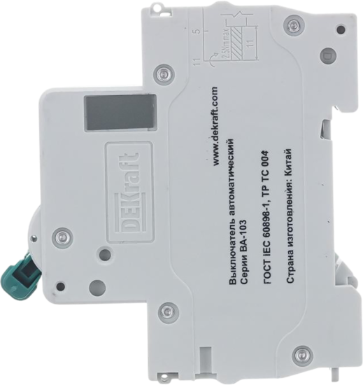 Автоматический выключатель Dekraft ВА-103 3P C16 А 6 кА 12305DEK