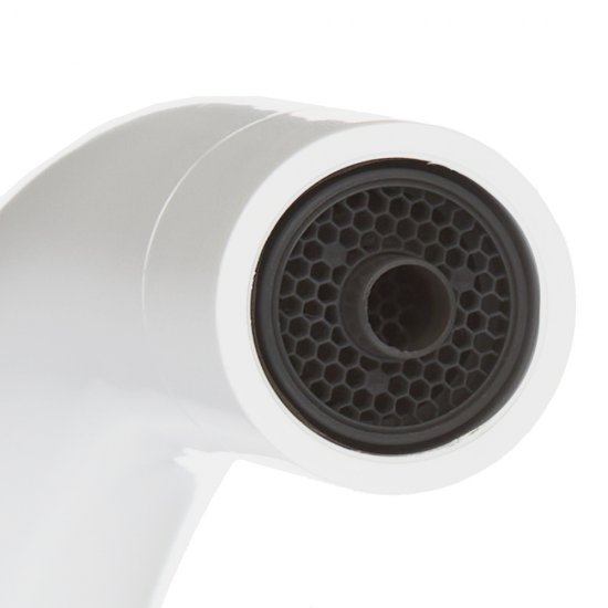 Смеситель для кухни Corsa Deco Pride белый с высоким изливом с подключением к фильтру однорычажный (966381)