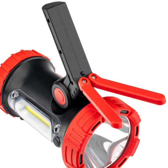 Фонарь-прожектор светодиодный аккумуляторный Duwi 10 Вт + 3 Вт IP65