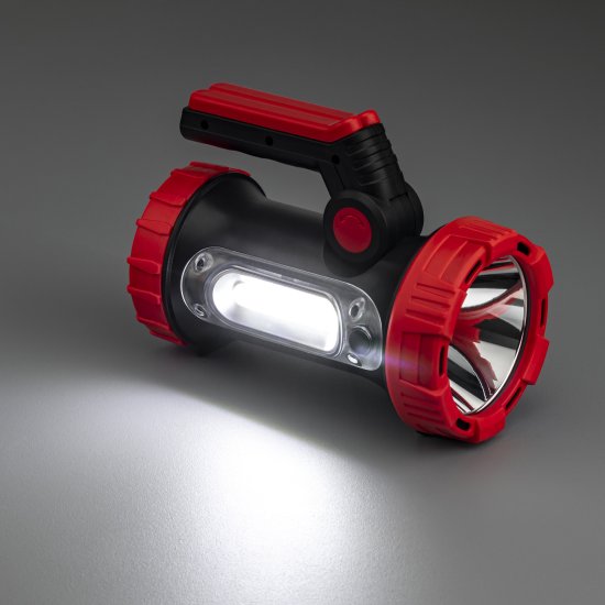 Фонарь-прожектор светодиодный аккумуляторный Duwi 10 Вт + 3 Вт IP65