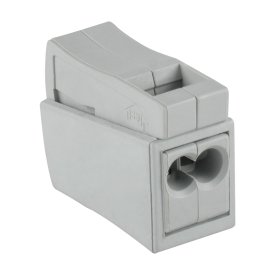 Клеммы соединительные монтажные Duwi СМК 224-112 2-проводные 1.0-2.5X2/0,5-2.5мм² серые 5шт 26735 5