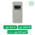Клеммы соединительные монтажные Duwi СМК 224-112 2-проводные 1.0-2.5X2/0,5-2.5мм² серые 5шт 26735 5