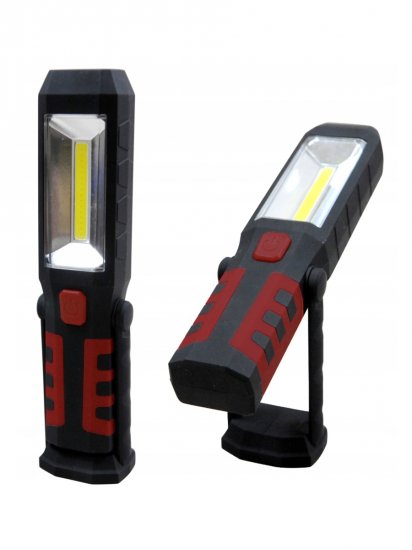 Фонарь светодиодный аккумуляторный рабочий Duwi 3568 6 Вт + 1 Вт