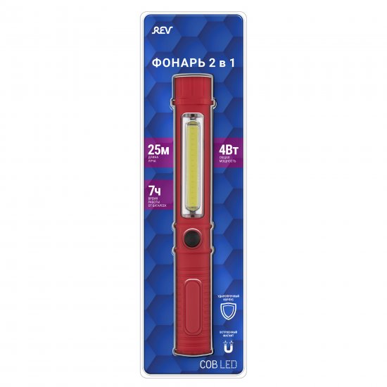 Фонарь светодиодный рабочий Duwi 3560 3 Вт + 1 Вт 3XAAA