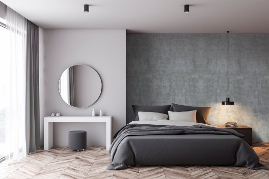 Листовая панель МДФ Стильный дом бетон гладкий 2440x1220x3 мм 2.98 м²