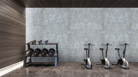 Листовая панель МДФ Стильный дом бетон гладкий 2440x1220x3 мм 2.98 м²