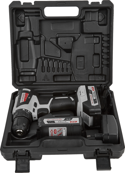 Дрель-шуруповерт аккумуляторная бесщеточная Интерскол ДА-10/18В МиниМАКС, 18 В Li-ion 2x2 Ач