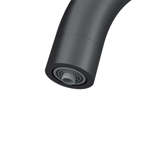 Смеситель кухонный Am Pm общая высота 37.8 цвет черный