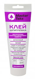 Клей-шпатлевка акриловый MasterTeks белый 400 гр