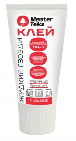Клей акриловый MasterTeks экстрасильный прозрачный 180 г