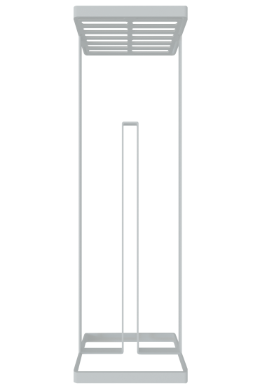 Держатель туалетной бумаги со столиком Март Island цвет белый