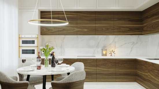 Стеновая панель Calacat Shadow W 240x0.4x60 см АКП цвет белый