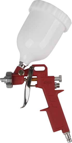 Краскораспылитель пневматический Elitech HP верхний пластиковый бак 226 л/мин 0.6 л