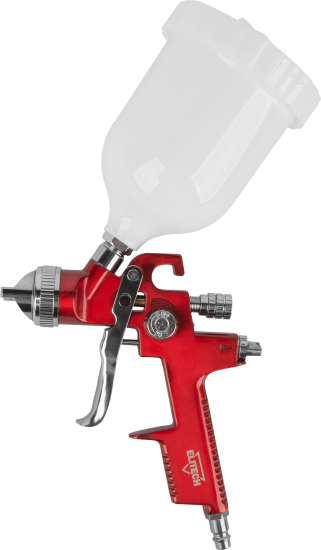 Краскораспылитель пневматический Elitech HVLP верхний пластиковый бак 283 л/мин 0.6 л