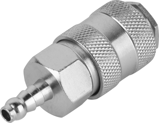 Набор переходников для компрессора Elitech штуцер и муфта рапид 2 кольца 6 - 11 мм