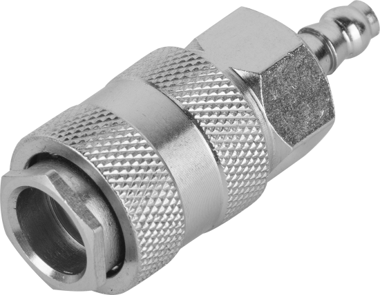 Набор переходников для компрессора Elitech штуцер и муфта рапид 2 кольца 6 - 11 мм