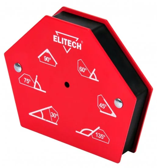 Уголок магнитный для сварки Elitech 195311 до 35 кг