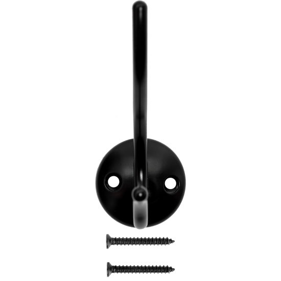 Крючок-вешалка Kerron KR0190, 90x70 мм, цвет чёрный