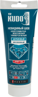 Клей ремонтно-монтажный Kudo Praktik Невидимый шов на акриловой основе прозрачный тюбик 200 мл