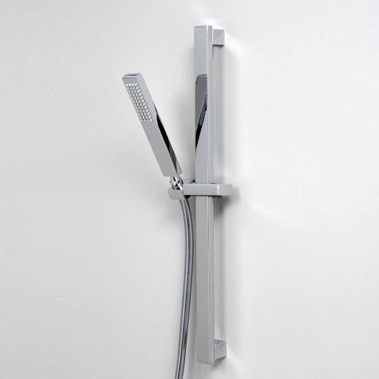 Душевой комплект WasserKraft с лейкой со стойкой хром (A143)