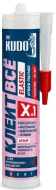 Клей Kudo Клеит всё Elastic на основе гибридных полимеров 280 мл белый KX-1W