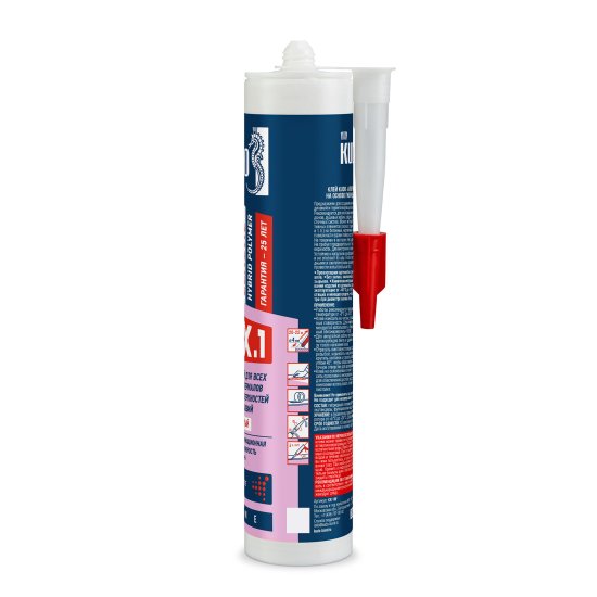 Клей Kudo Клеит всё Elastic на основе гибридных полимеров 280 мл белый KX-1W